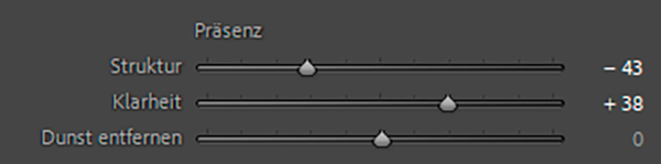 Filmkorn reduzieren, Lightroom, Präsenz 04