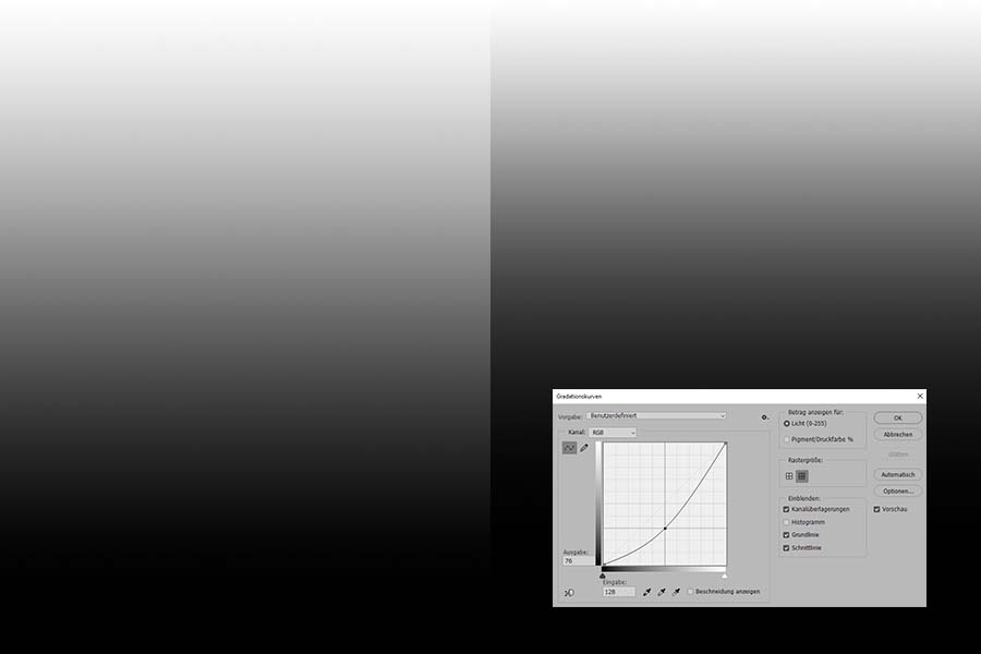 Maske, Maskierungen, Verläufe, Maskierung, Verlauf, Gradationskurve, Photoshop, 01